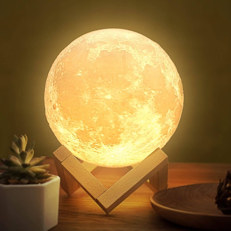 Lampe Lune 3D de 18 cm - Ma Belle Veilleuse