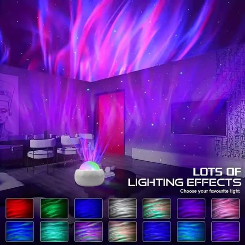 Projecteur boule galaxie plafond aurores boréales