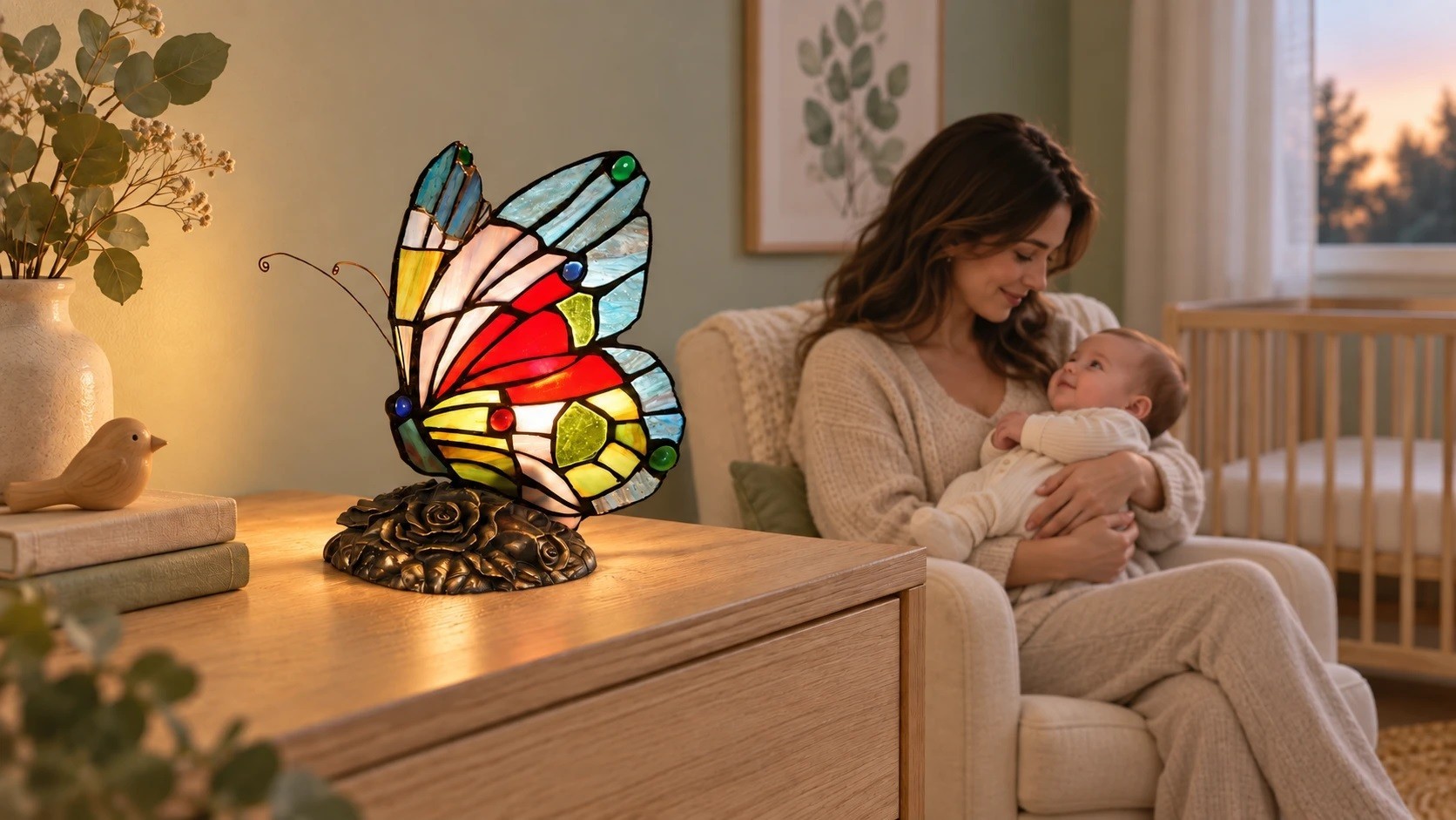 Chambre de bébé : une lumière douce dans un décor inspiré de la nature